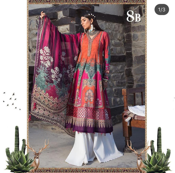 Magenta Salwar Kameez-Suit - Maria B - Trendz & Traditionz Boutique