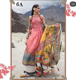 Pink Lawn Salwar Kameez-Suit- Maria B. - Trendz & Traditionz Boutique