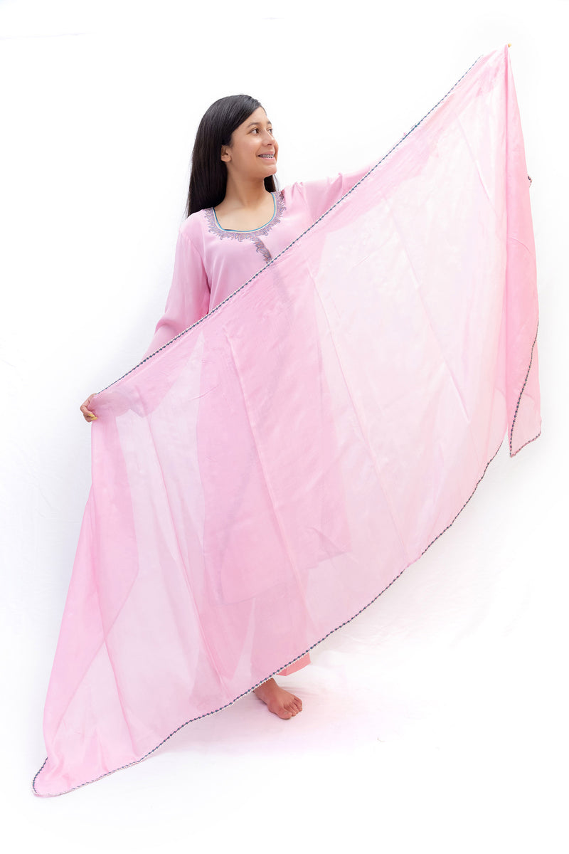 Pink Silk Salwar Kameez Suit - South Asian Fashion & Indian Clothing