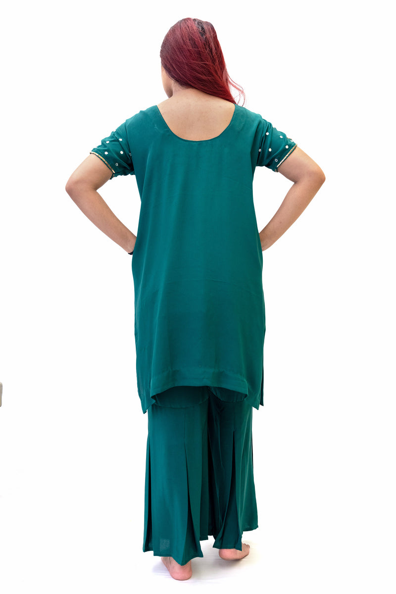 Green Silk Salwar Kameez - Suit - South Asian Fashion & Unique Home Decor