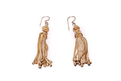 Golden Dangling Earrings - Trendz & Traditionz Boutique