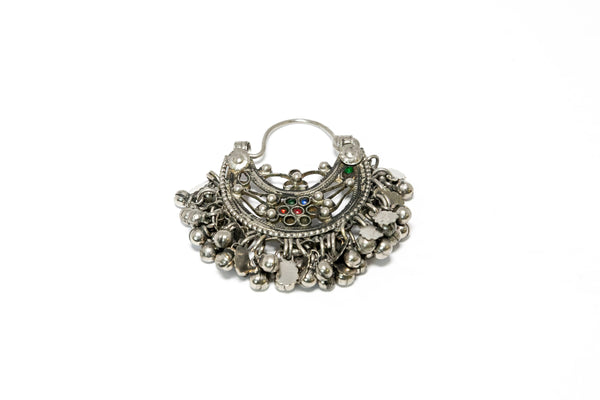 Silver Indian Earring - South Asian Fashion & Accessories