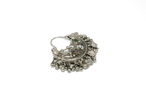 Silver Indian Earring - South Asian Fashion & Accessories