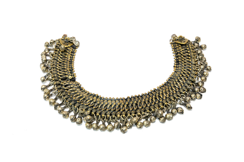 Traditional Indian Pakistani Metal Anklet - South Asian Accessories