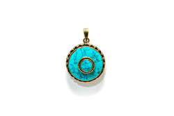 Light Blue Pendant - South Asian Fashion & Unique Home Decor