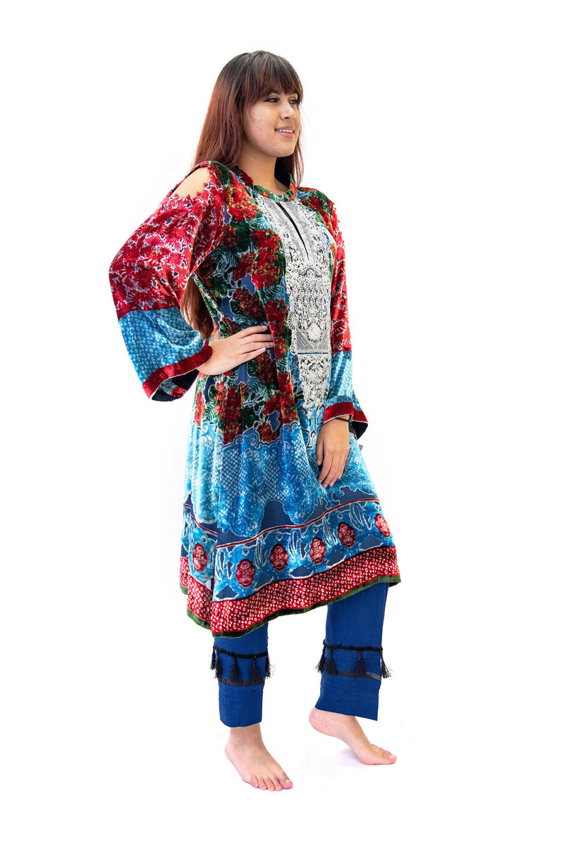 Velvet Silk Salwar Kameez - Suit - Gul Ahmed