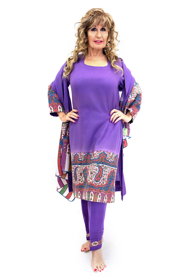 Purple Salwar Kameez - Suit - South Asian Fashion & Unique Home Decor