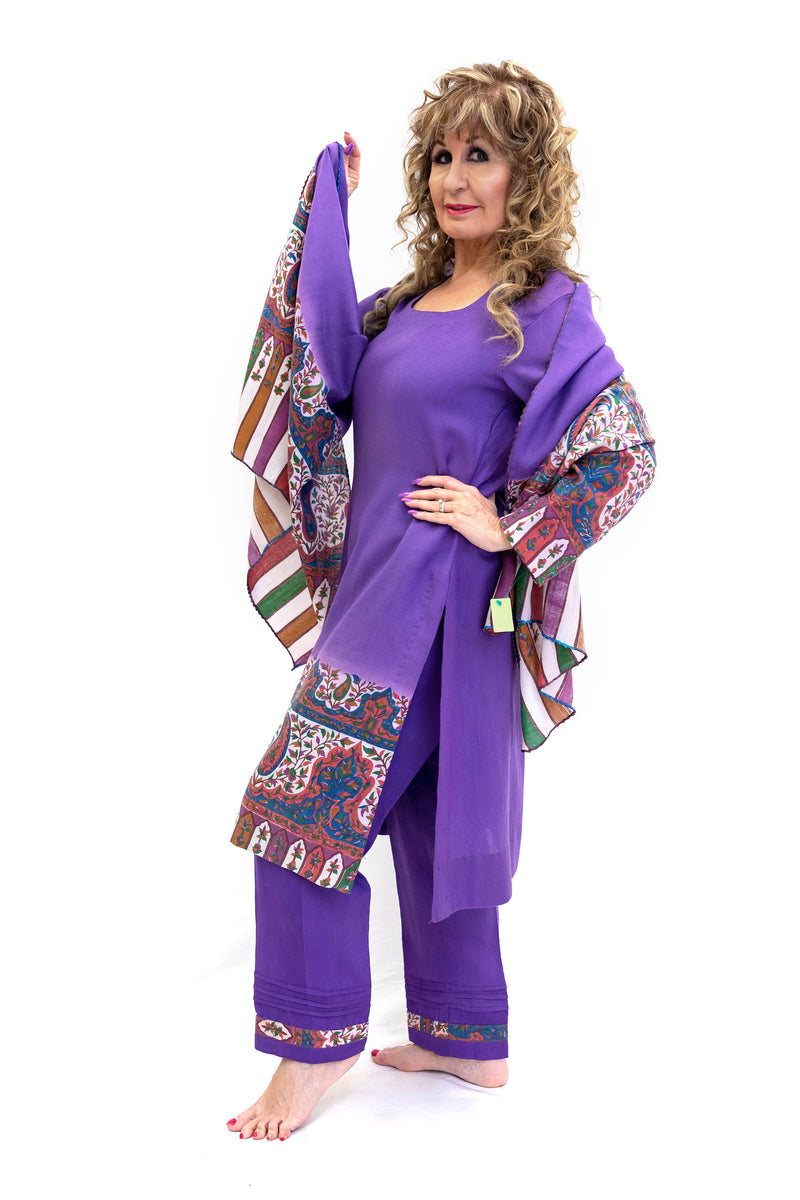 Purple Salwar Kameez - Suit - South Asian Fashion & Unique Home Decor