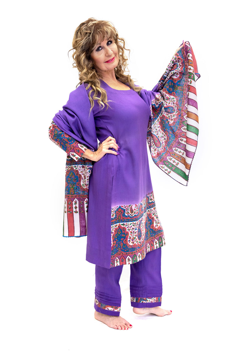 Purple Salwar Kameez - Suit - South Asian Fashion & Unique Home Decor
