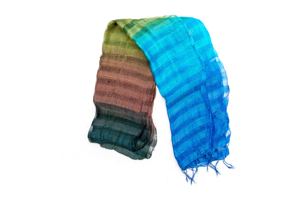 Multi-Colored Dupatta - Scarf - South Asian Accessories & Outerwear