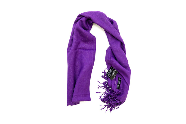 Purple Chiffon Dupatta - Scarf - South Asian Accessories & Outerwear