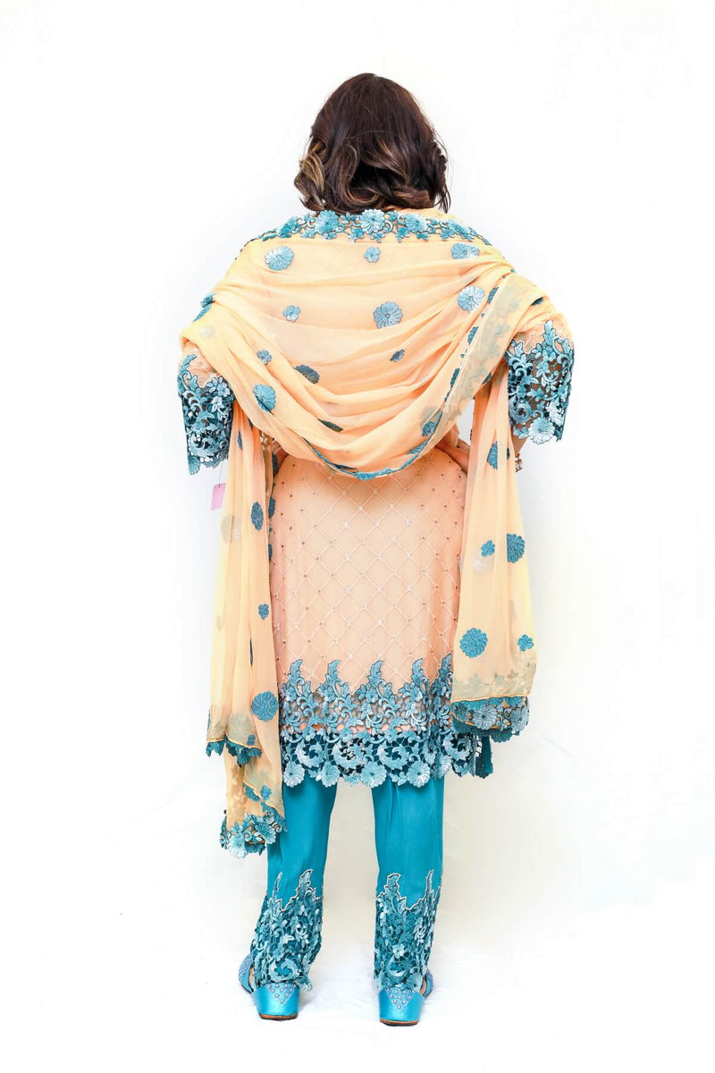 Sequenced Dress Shalwar Kameez- Trendz & Traditionz Boutique
