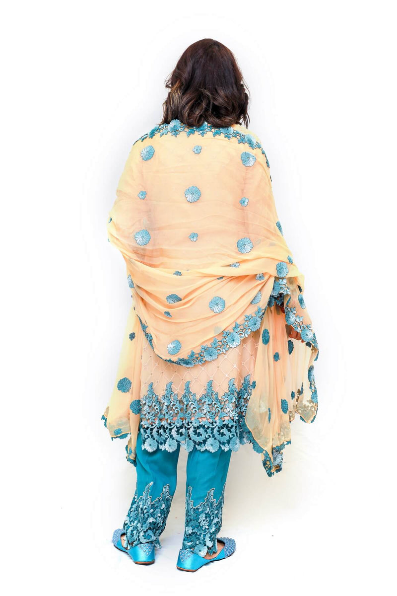 Sequenced Dress Shalwar Kameez- Trendz & Traditionz Boutique