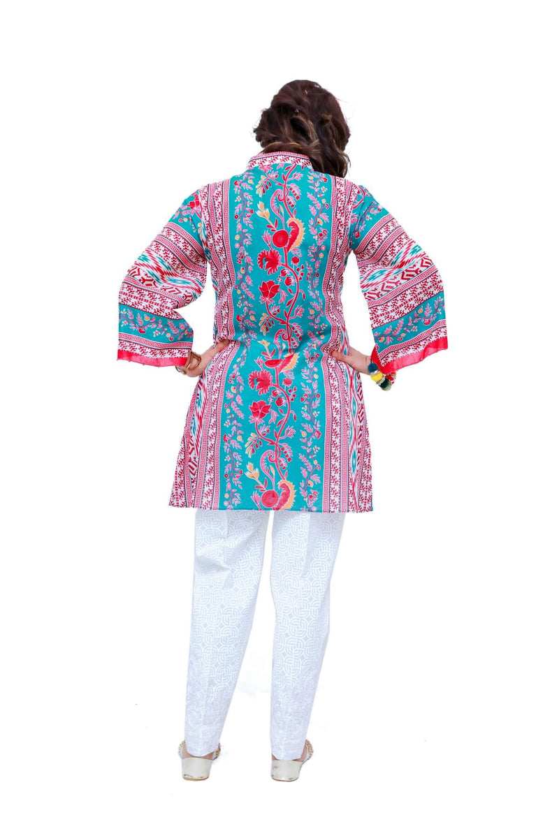 Women Lawn-Cotton Printed Kurti - Trendz & Traditionz Boutique