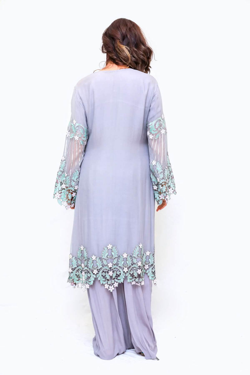 Sequenced Embroidery Dress - Trendz & Traditionz Boutique
