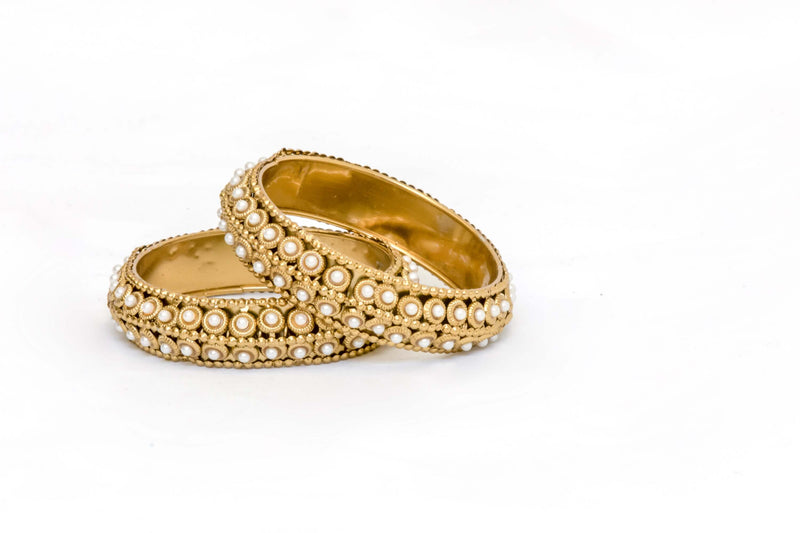 Golden Pearl Indian-Pakistani Bracelet-Trendz & Traditionz Boutique