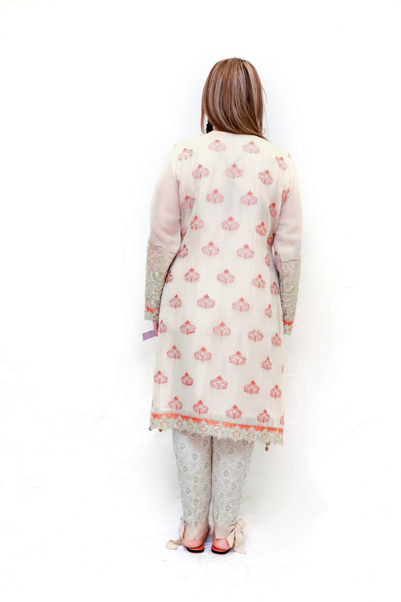 Silk Embroidered Dress-Salwar Kameez- Trendz & Traditionz Boutique