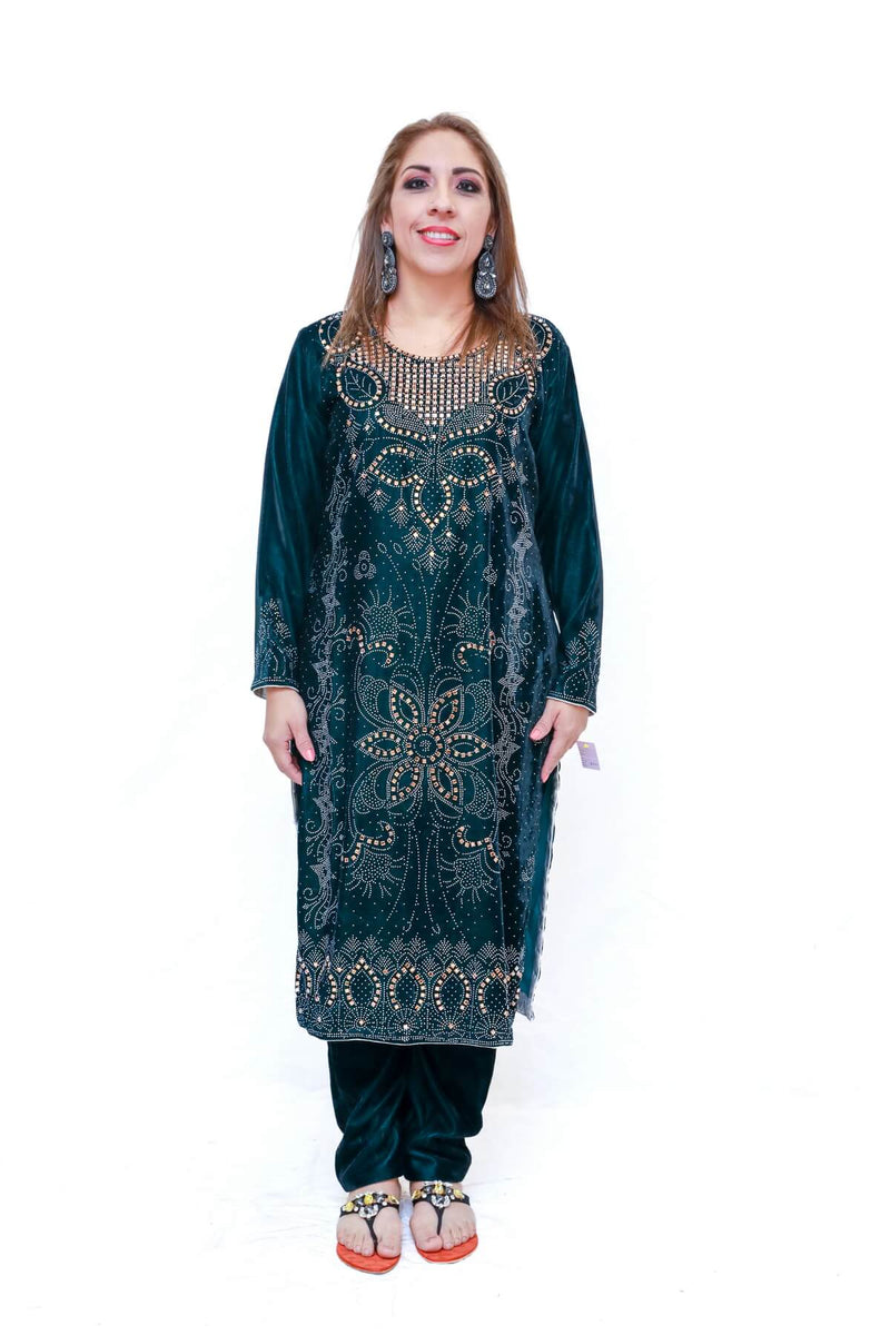 Velvet Salwar Kameez Suit - Trendz & Traditionz Boutique