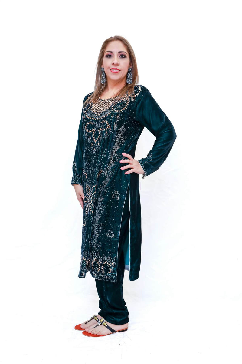Velvet Salwar Kameez Suit - Trendz & Traditionz Boutique 