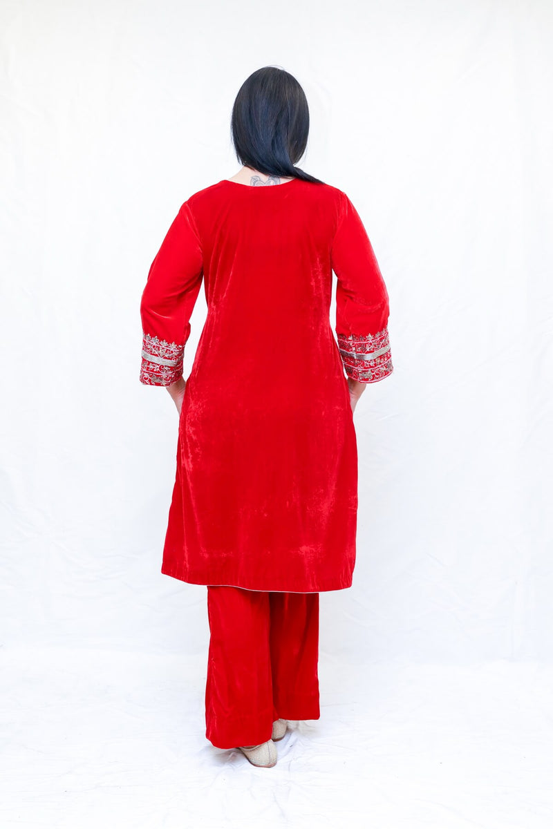 Velvet Salwar Kameez Suit - Trendz & Traditionz Boutique 