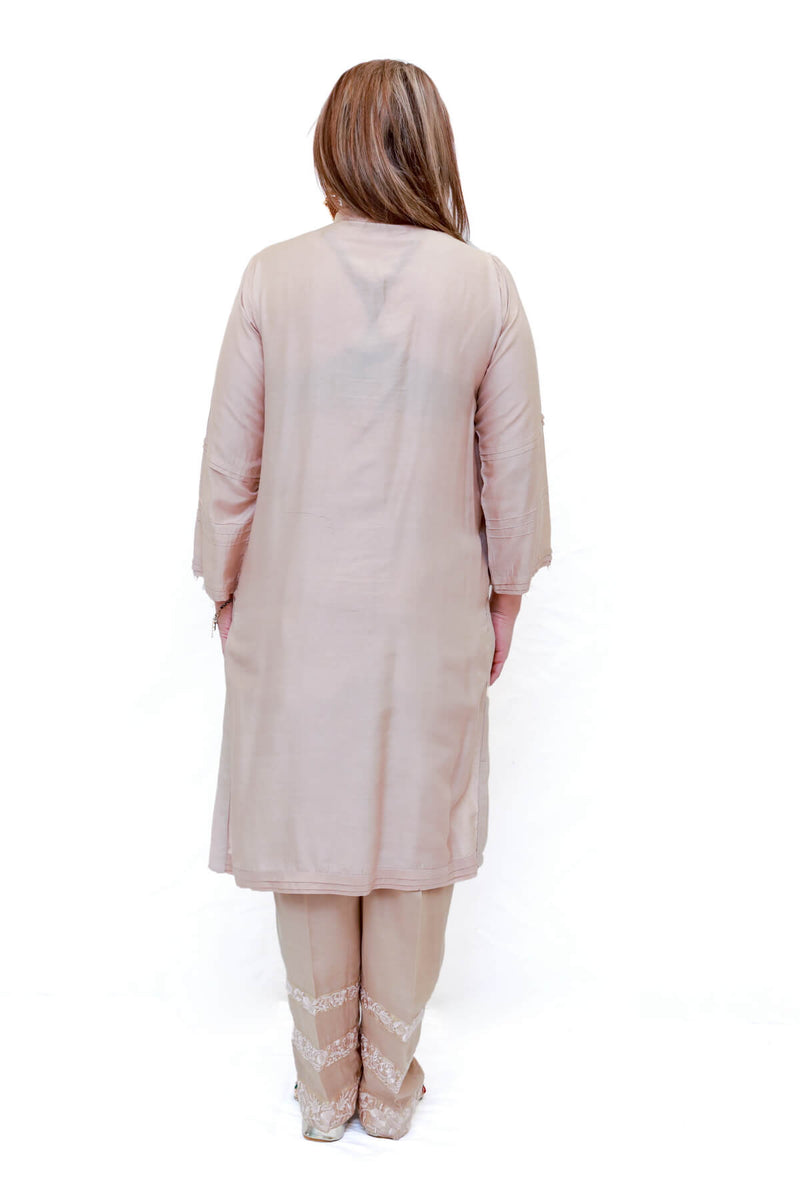 Indian Pakistani Silk Shirt by Agha Noor-Trendz & Traditionz Boutique