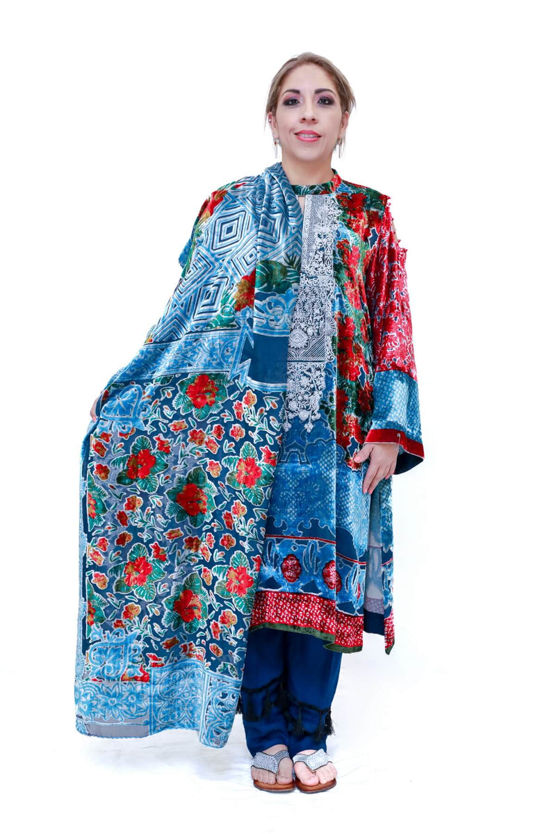 Velvet Salwar Kameez Suit - Trendz & Traditionz Boutique 