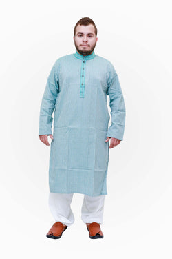 Men Cotton Lined Shirt- Kurta- Trendz & Traditionz Boutique