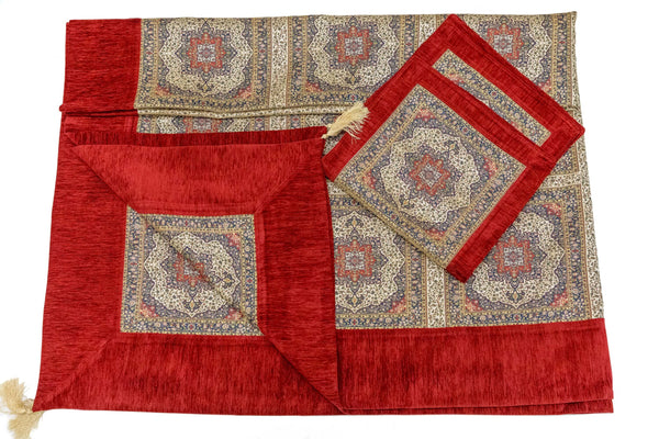Turkish-Ottoman Bed Cover with Pillow Cases - Trendz & Traditionz Boutique 