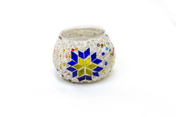 Turkish Moroccan Mosaic Candle Holder - Trendz & Traditionz Boutique