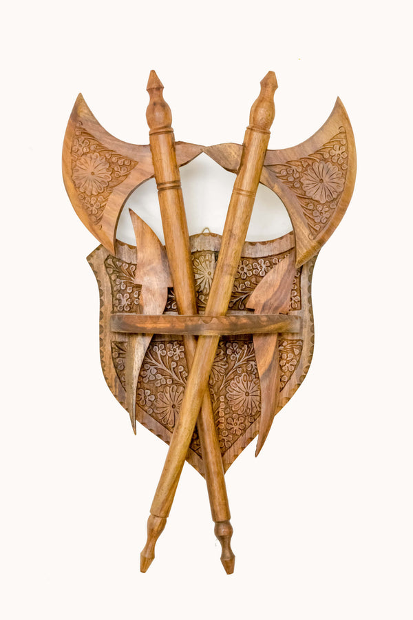 Kashmiri Handmade Wooden Axe - Trendz & Traditionz Boutique