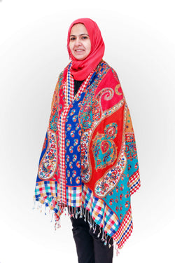 Kashmir Wool Pashmina Embroidery Shawl - Trendz & Traditionz Boutique