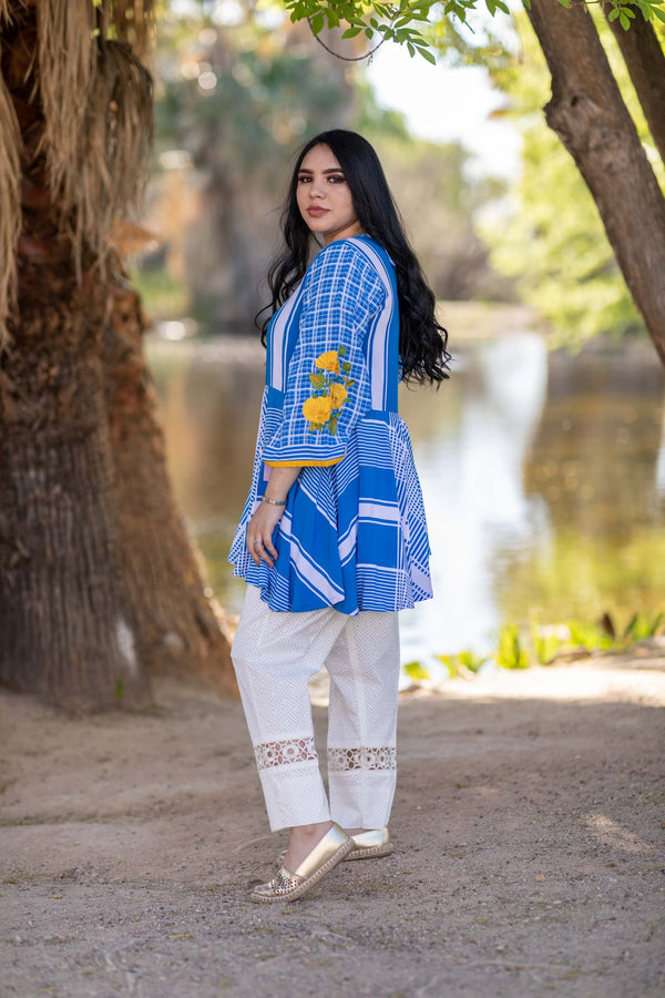 Jersey Printed Shirt-Top & Pant- Trendz & Traditionz Boutique