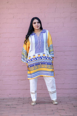 Silk Printed Shirt - Trendz & Traditionz Boutique