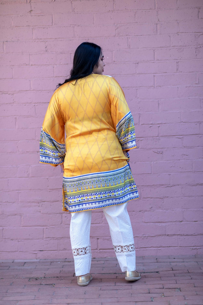 Silk Printed Shirt - Trendz & Traditionz Boutique