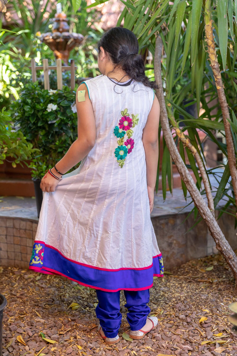 Floral Cotton Summer Dress-Salwar Kameez- Trendz & Traditionz Boutique 