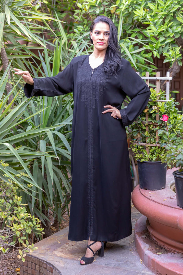Black Abaya Long Maxi Gown - Trendz & Traditionz Boutique