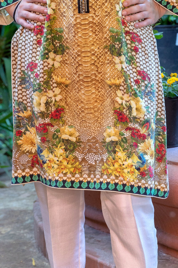 Crepe Silk Printed Suit-Salwar Kameez- Trendz & Traditionz Boutique 