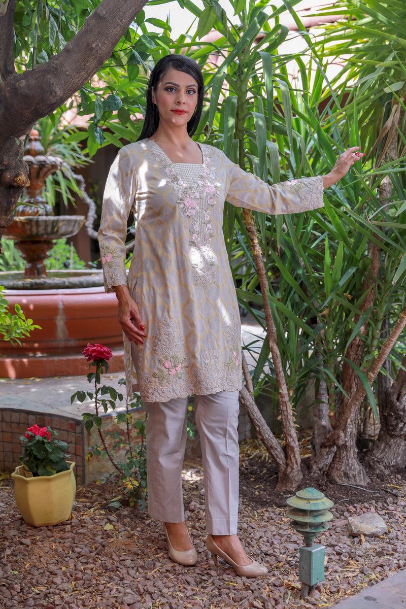 Buy Women Shalwar Kameez, Seagreen Chiffon 3PC Salwar Suit With Jamawar Cigarette  Pants, Medium, Pakistani, Indian, Bollywood Asian Formal Suit Online in  India - Etsy