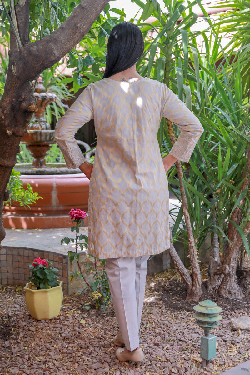 Light Pink Brocade Embroidery Salwar Kameez Suit - Trendz & Traditionz Boutique 