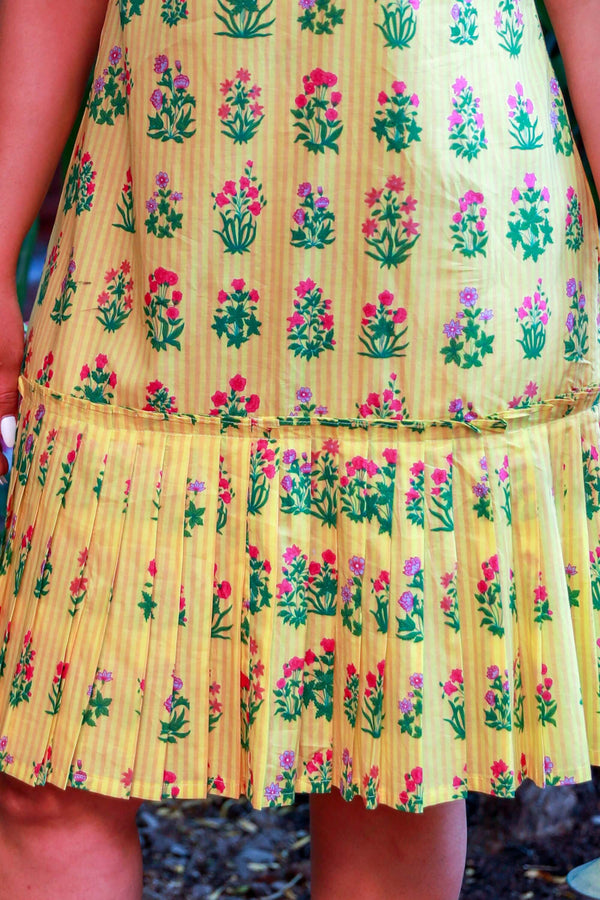 Yellow Khaadi Cotton Dress - Trendz & Traditionz Boutique