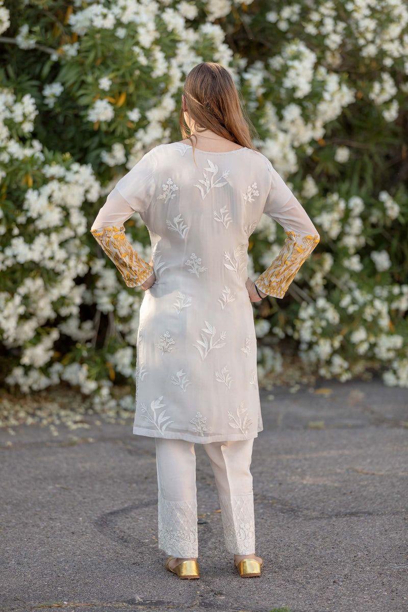 Chiffon Embroidery Suit by Saira Rizwan - Trendz & Traditionz Boutique 