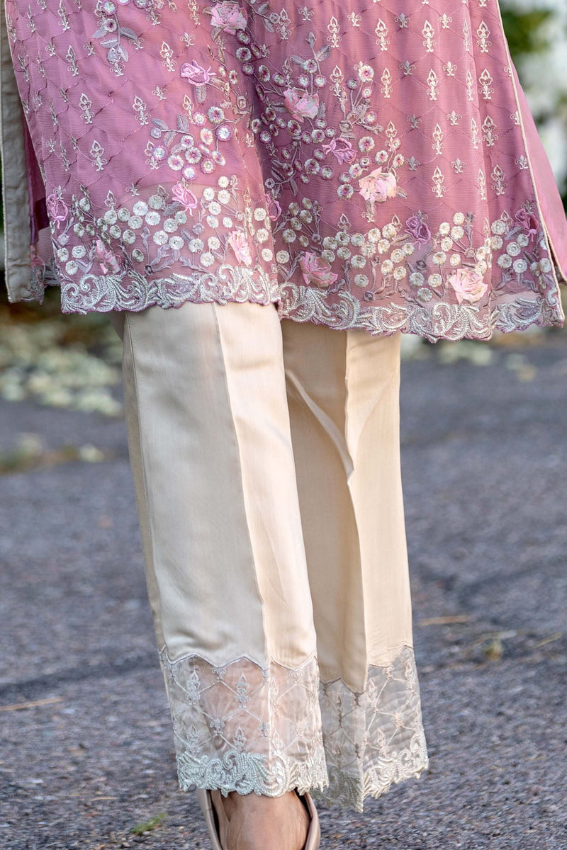 Pink Chiffon Salwar Kameez Suit - Trendz & Traditionz Boutique