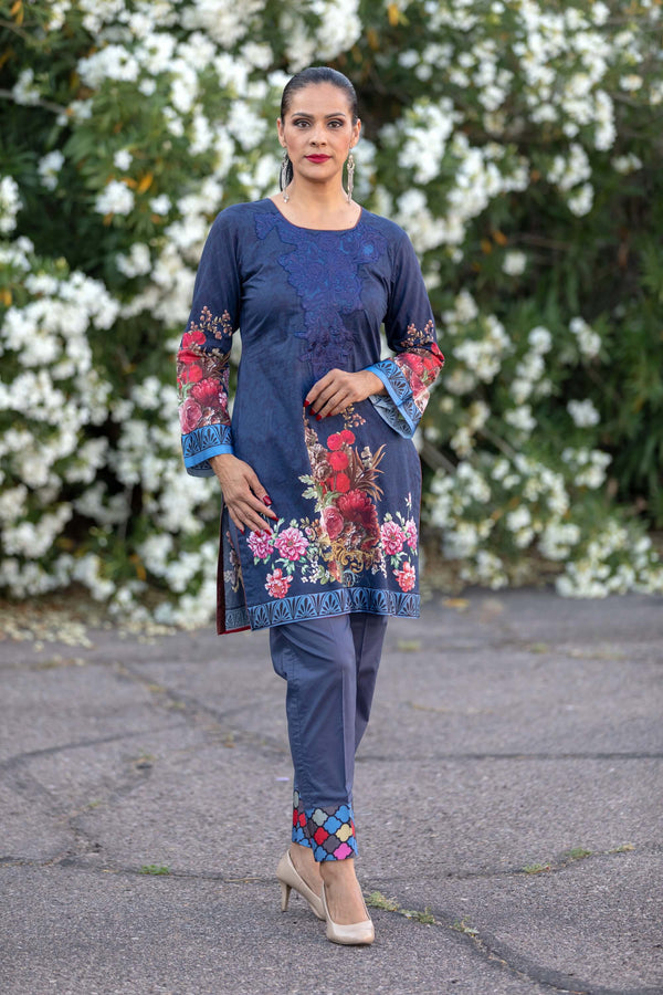 Honey Waqar Designer Salwar Kameez Suit - Trendz & Traditionz Boutique 