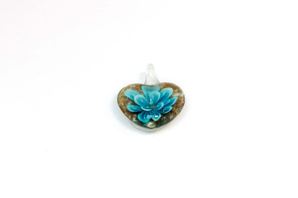 Heart Shaped Glass Pendant - Trendz & Traditionz Boutique