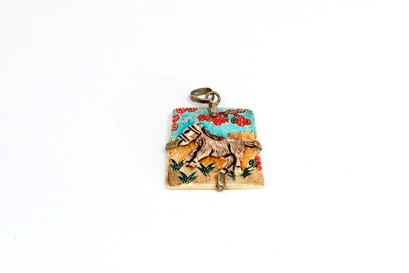 Hand Carved Wooden Pendant - Trendz & Traditionz Boutique