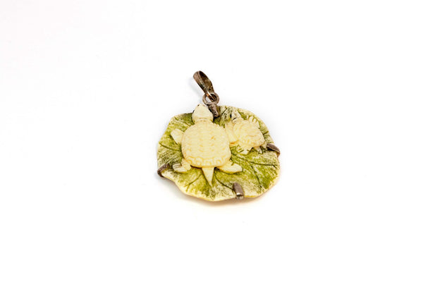 Green Turtle Pendant - Trendz & Traditionz Boutique