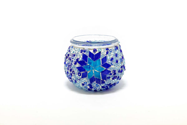 Blue Turkish Candle Holder - Trendz & Traditionz Boutique