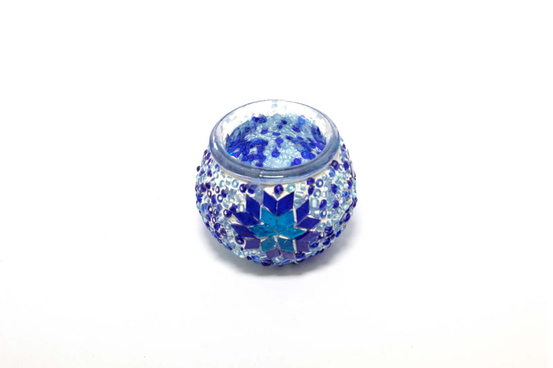 Blue Turkish Candle Holder - Trendz & Traditionz Boutique
