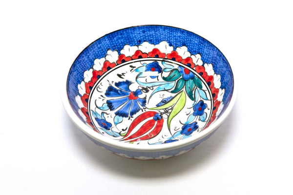 Hand Panted Bowl With Floral Design - Trendz & Traditionz Boutique