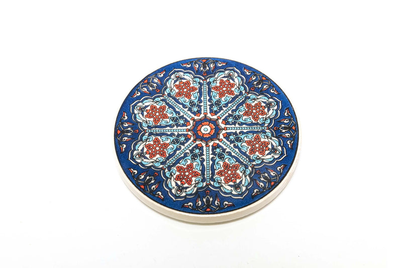 Hand Painted Turkish Ceramic Coasters - Trendz & Traditionz Boutique
